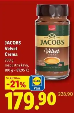 Lidl JACOBS VELVET CREMA nabídka