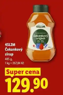 Lidl 4Slim čekankový sirup nabídka