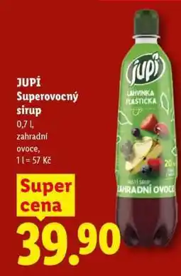 Lidl Jupí Superovocný sirup nabídka