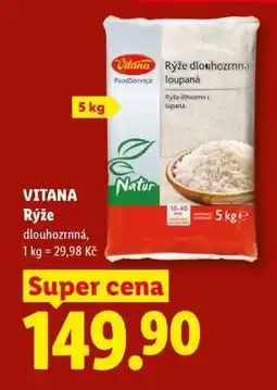 Lidl Vitana rýže nabídka
