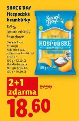 Lidl SNACK DAY HOSPODSKÉ BRAMBŮRKY nabídka