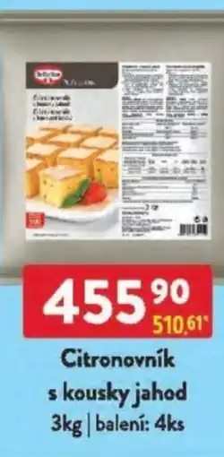Qanto Dr.Oetker Citronovník s kousky jahod nabídka