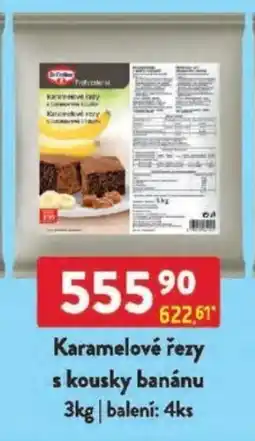 Qanto Dr.Oetker Karamelové řezy s kousky banánu nabídka