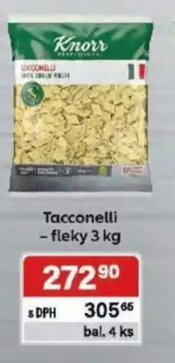 Qanto Knorr Tacconelli - fleky nabídka