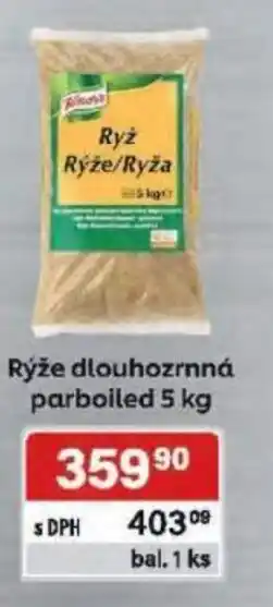 Qanto Knorr Rýže dlouhozrnná parboiled nabídka
