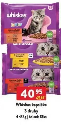 Qanto Whiskas kapsička nabídka