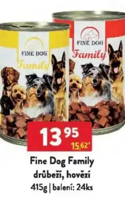 Qanto Fine Dog Family drůbeží, hovězí nabídka