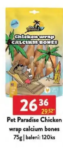 Qanto Pet Paradise Chicken wrap calcium bones nabídka