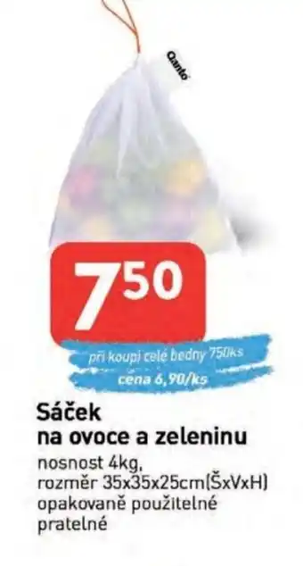 Qanto Sáček na ovoce a zeleninu nabídka