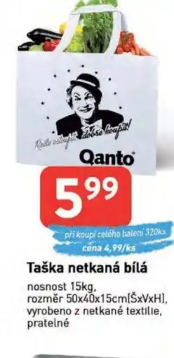Qanto Taška netkaná bílá nabídka