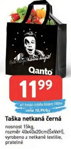 Qanto Taška netkaná černá nabídka