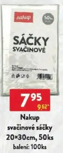 Qanto Nakup svačinové sáčky nabídka