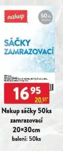Qanto Nakup sáčky zamrazovací nabídka