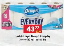 Qanto Toaletní papír Ooops! Everyday nabídka