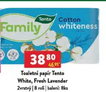 Qanto Toaletní papír Tento White, Fresh Lavender nabídka