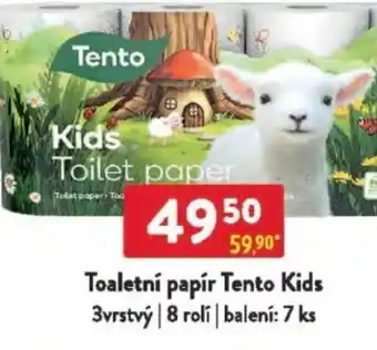 Qanto Toaletní papír Tento Kids nabídka