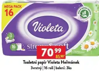 Qanto Toaletní papír Violeta Heřmánek nabídka