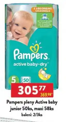 Qanto Pampers pleny Active baby nabídka