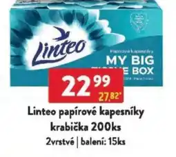 Qanto Linteo papírové kapesníky krabička nabídka