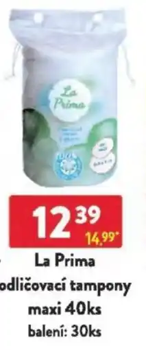 Qanto La Prima odličovací tampony maxi nabídka