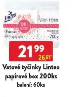 Qanto Vatové tyčinky Linteo papírové box nabídka