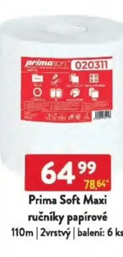 Qanto Prima Soft Maxi ručníky papírové nabídka