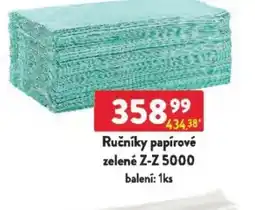 Qanto Ručníky papírové zelené Z-Z 5000 nabídka