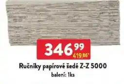 Qanto Ručníky papírové šedé Z-Z 5000 nabídka