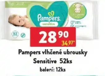 Qanto Pampers vlhčené ubrousky Sensitive nabídka