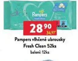 Qanto Pampers vlhčené ubrousky Fresh Clean nabídka