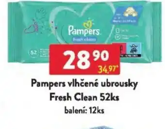 Qanto Pampers vlhčené ubrousky Fresh Clean nabídka