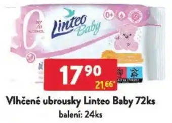 Qanto Vlhčené ubrousky Linteo Baby nabídka