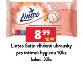 Qanto Linteo Satin vlhčené ubrousky pro intimní hygienu nabídka