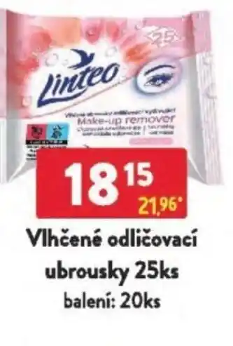 Qanto Vlhčené odličovací ubrousky nabídka