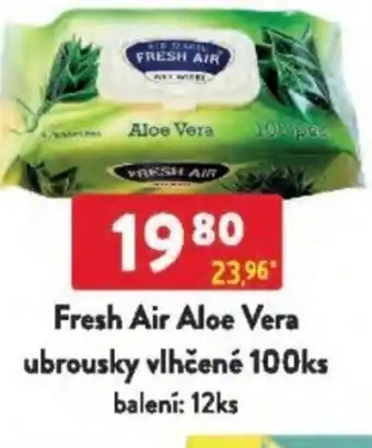 Qanto Fresh Air Aloe Vera ubrousky vlhčené nabídka