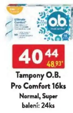 Qanto Tampony O.B. Pro Comfort nabídka