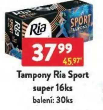Qanto Tampony Ria Sport super nabídka