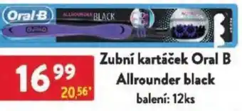 Qanto Zubní kartáček Oral B Allrounder black nabídka