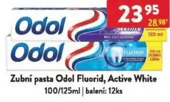 Qanto Zubní pasta Odol Fluorid, Active White nabídka