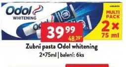 Qanto Zubní pasta Odol whitening nabídka