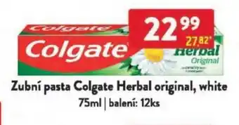 Qanto Zubní pasta Colgate Herbal original, white nabídka