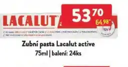 Qanto Zubní pasta Lacalut active nabídka