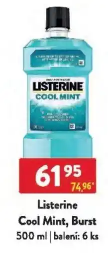 Qanto Listerine Cool Mint, Burst nabídka