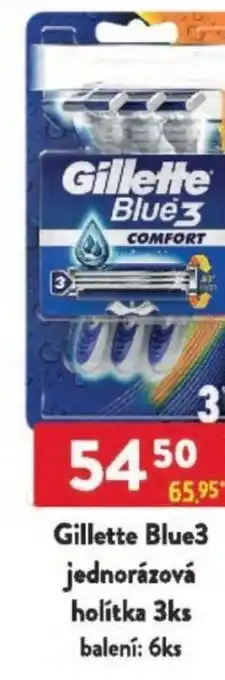 Qanto Gillette Blue3 jednorázová holítka nabídka