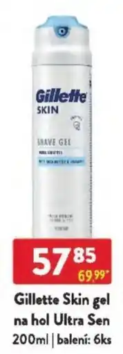 Qanto Gillette Skin gel na hol Ultra Sen nabídka
