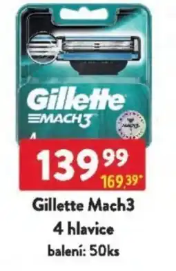 Qanto Gillette Mach3 4 hlavice nabídka