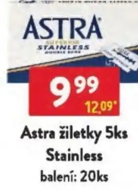 Qanto Astra žiletky Stainless nabídka