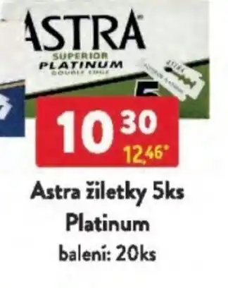Qanto Astra žiletky Platinum nabídka