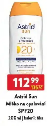 Qanto Astrid Sun Mléko na opalování SPF20 nabídka