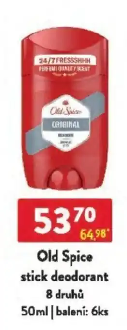 Qanto Old Spice stick deodorant nabídka